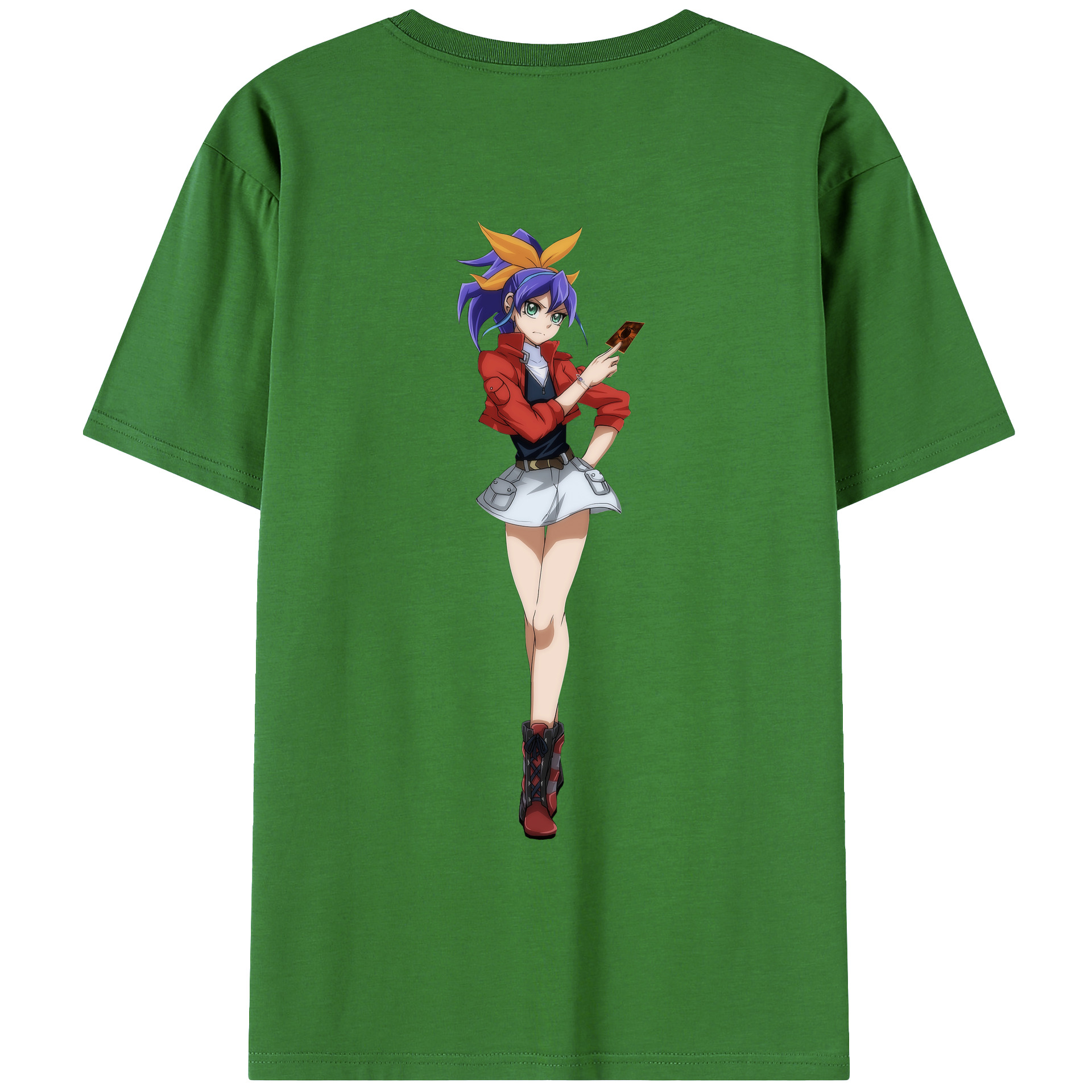 （画像用） 遊☆戯☆王 Yu-Gi-Oh! レディース半袖Tシャツ(バックプリント)